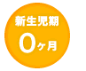 月齢マーク 新生児期0ヶ月