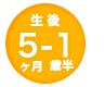 月齢マーク　生後5ヶ月-1歳半