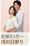 妊娠5ヶ月～ 戌の日参り