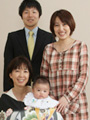 新田さんご夫婦・未来唯くん＋おばあちゃま