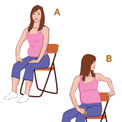 【腰痛改善】イスに座ってツイストエクササイズ
