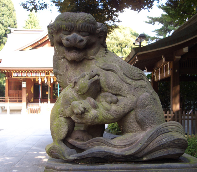 中野沼袋氷川神社 境内の写真