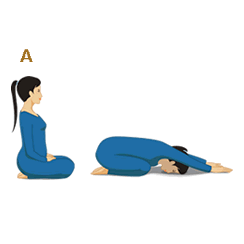 【産後のヨーガ】「座位で前屈」で子宮収縮を促進