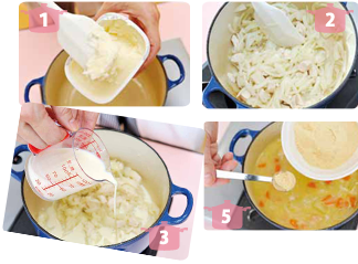 チキン豆乳シチューの作り方