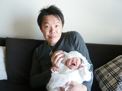 退院して初めて自宅へ来た日 退院して初めて自宅へ来た日