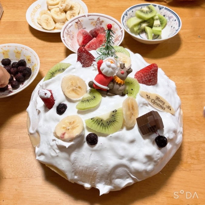 我が家のクリスマスケーキ