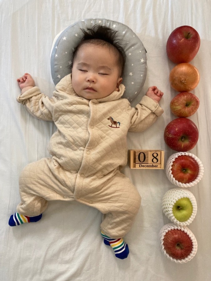 キティちゃんの身長を超えた!👶👏