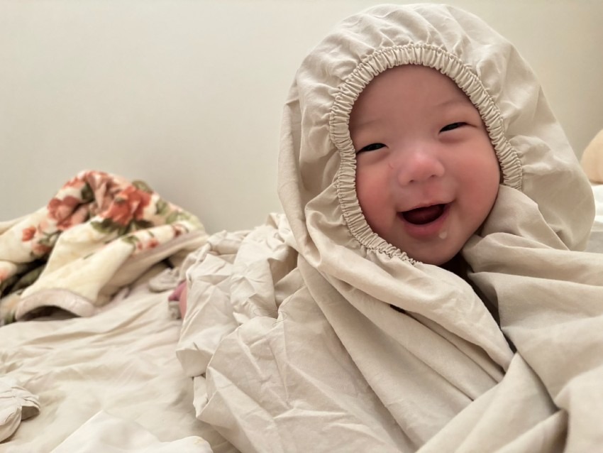 赤ちゃんの笑顔