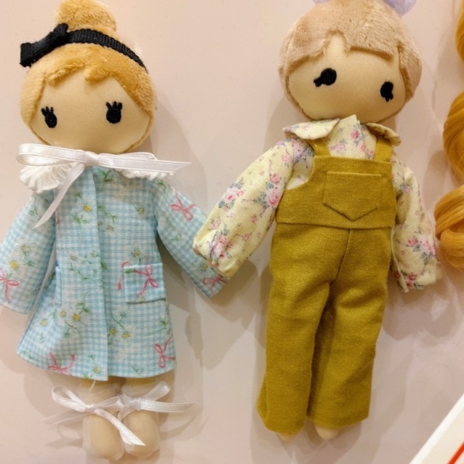 ハンドメイドコンテスト娘ちゃんのために手のヒラサイズぬいぐるみを作りました