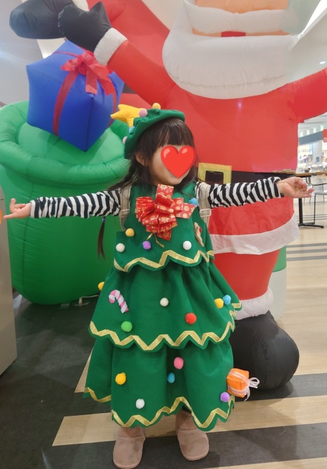 クリスマスツリーになりました(笑)