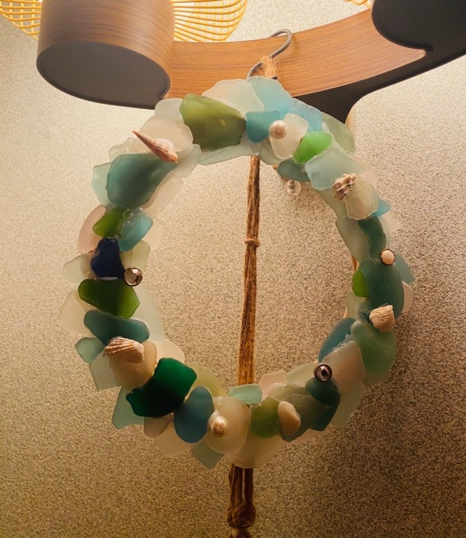 シーグラスリース🌟海からのメッセージ🫧