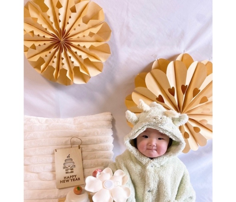 ペーパーファンをハンドメイド