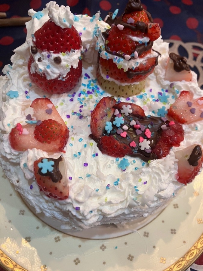 娘のハンドメイドケーキ