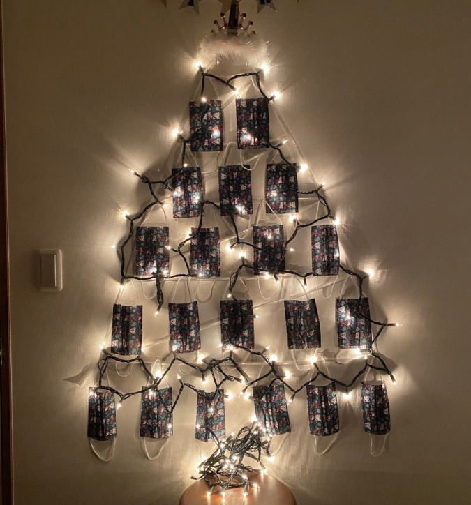 壁付けクリスマスツリー🎄