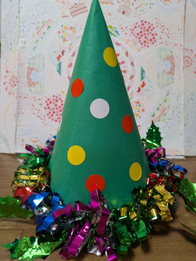 3歳さんのもみの木型帽子