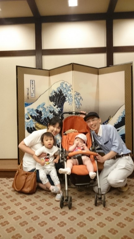 日本料理屋さんで家族写真を撮らせてもらいました！☺ #おでかけ