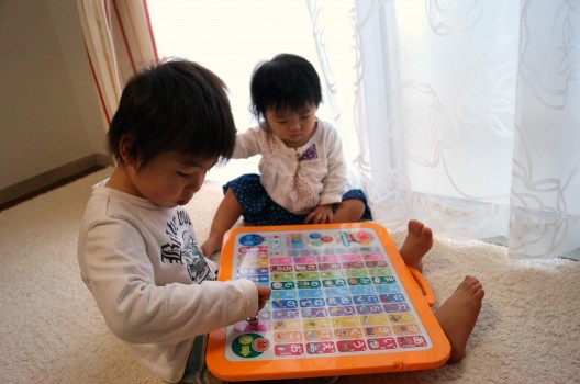 仲良く遊んでます