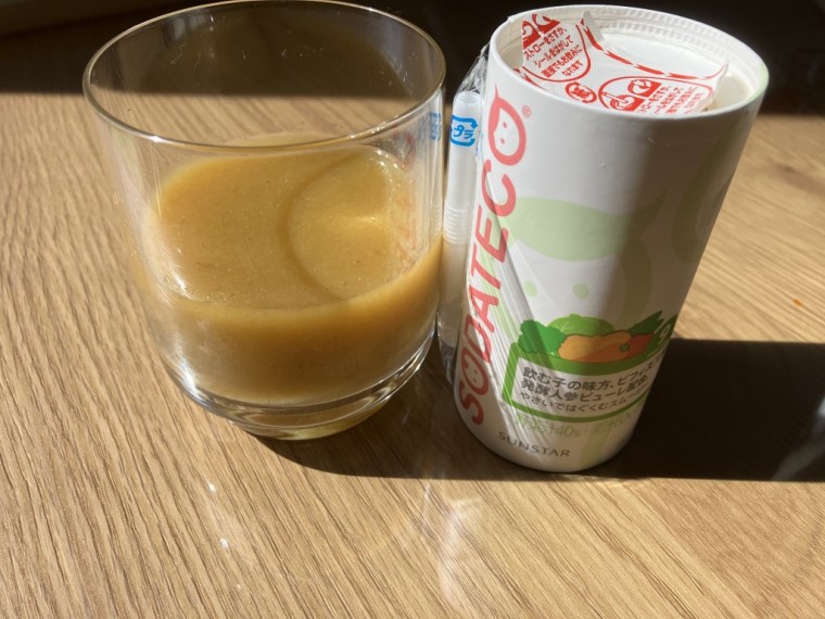 息子もグイグイ飲みました!