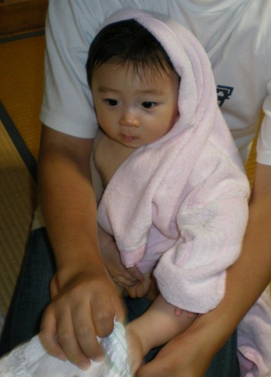 お風呂上がりのワンシーン 日記 マメダヌキさんのブログ 妊娠 出産 育児に関する総合情報サイト ベビカム