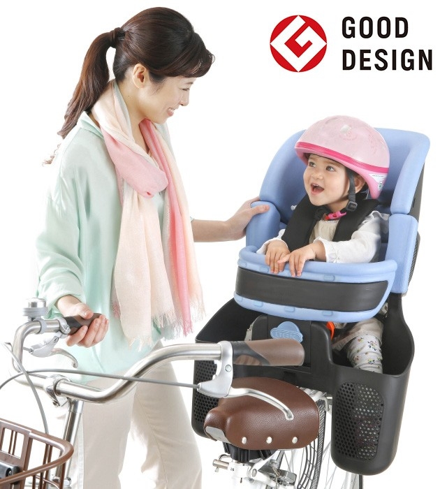 自転車用ヘッドレスト付ファーストリヤベビーシート“ハニカム” [RBC-016DX]
