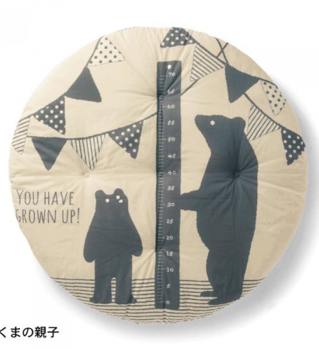 フォトジェニックな寝相アートが楽しめるベビー用円形マルチマット