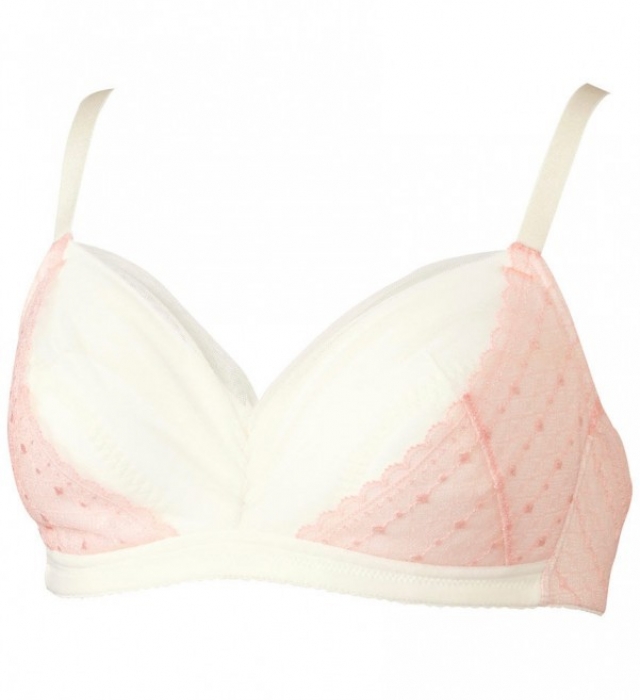 産前・産後兼用　ズレにくいノンワイヤー　シンクロブラ［MDR311］（3/4カップ）